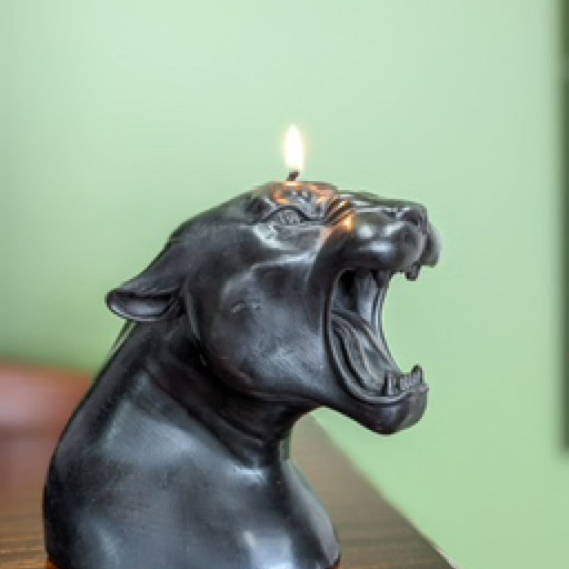 Uppercut Panther Head Candle | Straight Edge Barber Shop